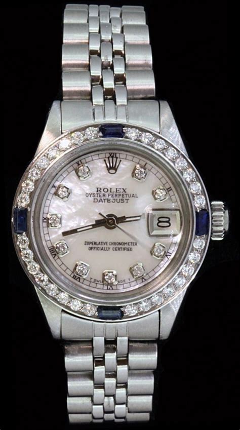 rolex donna|ladies rolex with diamond bezel.